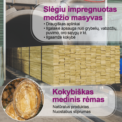 Copribidone Spazzatura Triplo In Legno 240 L - Per Esterno, Con 3 Porte E Coperchi, Legno Impregnato - Foto 4