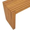 vidaXL panchina Olio Naturale 110 x 30 x 45 cm Legno di teak solido