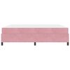 vidaXL Struttura del letto con materasso Rosa 180 x 200 cm Tessuto