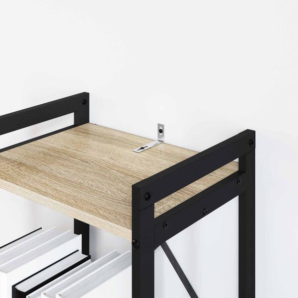 vidaXL Supporto Anti Ribaltamento 2 pcs Argento 74,5 x 15 x 32 mm