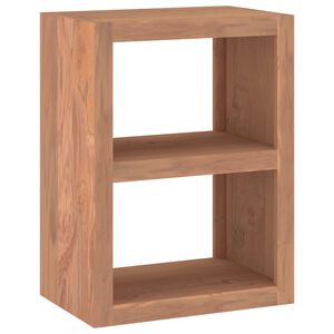 vidaXL Tavolino 45x30x60 cm in Legno Massello di Teak