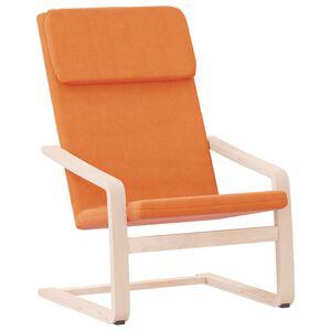vidaXL Sedia Relax Giallo Scuro in Tessuto