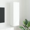 vidaXL Mobile TV da parete Bianco 30 x 31 x 100 cm Legno multistrato