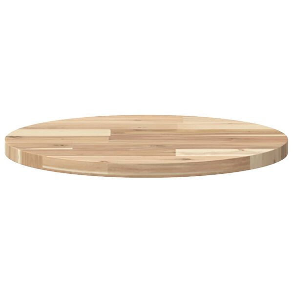 vidaXL Piano Tavolo Rotondo &Oslash;40x2 cm in Legno Massello di Acacia