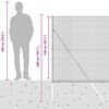 vidaXL Palo della recinzione Grigio 50 x 1,4 m (rete 19 x 19 mm)