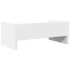 vidaXL Supporto per Monitor Bianco 42x24x16 cm in Legno Multistrato