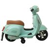 vidaXL Motocicletta per Bambini Elettrica Vespa GTS300 Verde
