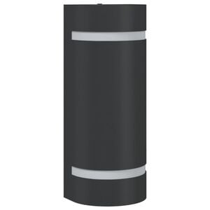 vidaXL Applique per Esterni Nera in Alluminio Pressofuso