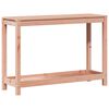 vidaXL Tavolo Invaso con Ripiano 108x35x75 cm Legno Massello Douglas