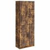 vidaXL Set di armadi 2 pcs Rovere Fumo Legno ingegnerizzato