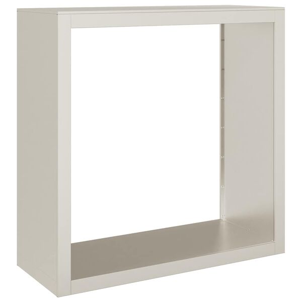 vidaXL Rack per Legna da Ardere 100x40x100 cm in Acciaio Corten