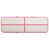 vidaXL Tappetino Ginnastica Gonfiabile con Pompa 500x100x15cm PVC Rosa