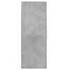 vidaXL Mobile a Parete Grigio Cemento 34,5x34x90 cm