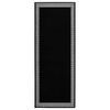 vidaXL Tappeto Lungo in BCF Nero con Motivo 100x300 cm
