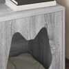 vidaXL Casa per Gatti Grigio Sonoma 42,5 x 40 x 53,5 cm