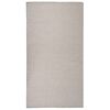vidaXL Tappeto da Esterni a Tessitura Piatta 80x150 cm Grigio Chiaro