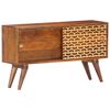 vidaXL Credenza Marrone ambra 88x24x50 cm in Legno Massello di Mango