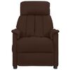 vidaXL Poltrona Massaggiante Elettrica Marrone in Similpelle