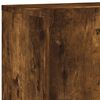vidaXL Mobili TV a Muro 5pz Rovere Fumo in Legno Multistrato