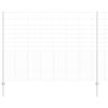 vidaXL Recinzione con Posto Argento 1,6 x 25 m Acciaio