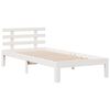 vidaXL Letto con Libreria senza Materasso 75x190 cm in Legno Pino