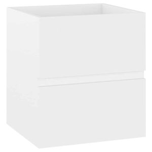 vidaXL Mobile Lavabo Bianco 41x38,5x45 cm in Legno Multistrato