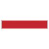 vidaXL Tenda Laterale Retrattile per Patio 117x600 cm Rossa