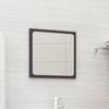 vidaXL Specchio da Bagno Grigio 40x1,5x37 cm in Legno Multistrato