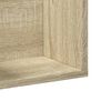 vidaXL Mobili Parete 2 pz Rovere Sonoma 99x18x16,5cm Legno Multistrato