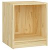 vidaXL Comodin 2 pz 35,5x33,5x41,5 cm in Legno Massello di Pino