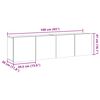 vidaXL Mobili TV a Parete 2pz Legno Antico 80x30x41 cm