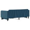 vidaXL Divano Letto con Letto Estraibile Blu 90x200 cm in Velluto