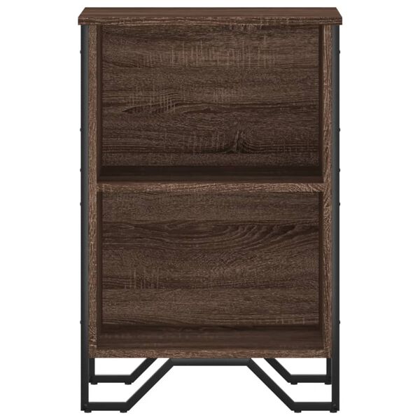 vidaXL Libreria Rovere Marrone 50x31x74,5 cm in Legno Multistrato