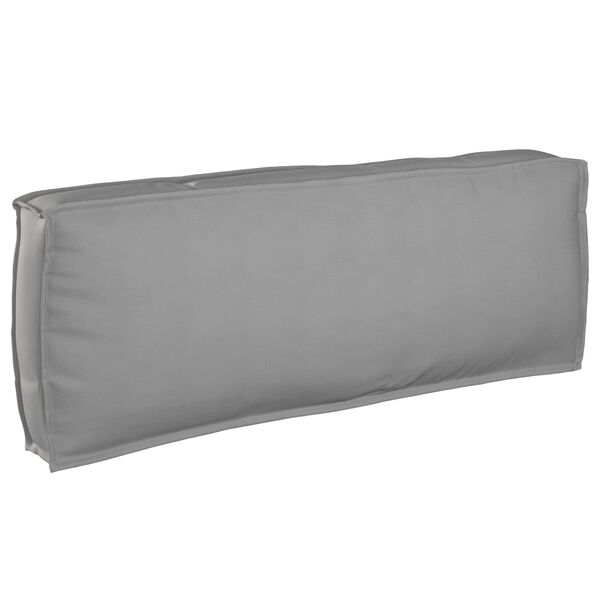 vidaXL Cuscino Grigio 120 x 40 x 12 cm Tessuto Oxford
