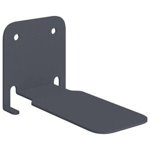 vidaXL Mensola Flottante Invisibile 4 pz Antracite 6 x 11 x 6,5 cm