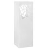 vidaXL Porta Ombrelli Stile Pietre in Acciaio Bianco