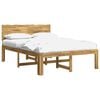 vidaXL Letto matrimoniale con testiera ROSTOCK Bianco 120 x 190 cm