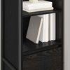 vidaXL Armadio per Libri con cassetto Rovere Nero 43 x 36 x 150.5 cm