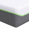 vidaXL Materasso Bianco e Grigio 80 x 200 cm Tessuto Jacquard