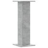 vidaXL Supporti per Piante 2 pz Grigio Cemento 30x30x80 cm Truciolato