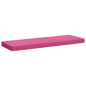 vidaXL Cuscino per Panchina a 1 Pezzo VUGHT 100% Poliestere Rosa