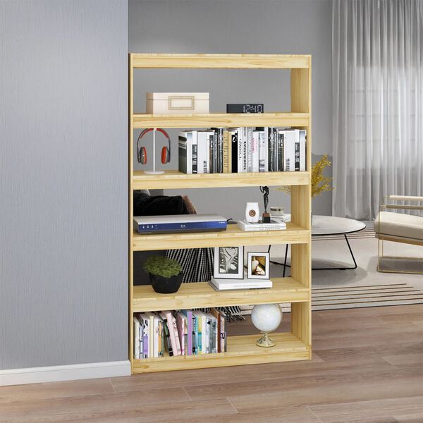 vidaXL Libreria/Divisorio 100x30x167,5 cm Legno Massello di Pino
