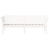vidaXL Dormeuse senza Materasso Bianca 90x200 cm Legno Massello Pino