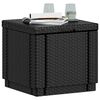 Keter Cubo Pouf Portaoggetti Grafite 213816