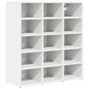 vidaXL Mobile per scarpe 77,5 x 30 x 83,5 cm Legno ingegnerizzato