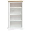 vidaXL Libreria a 4 Ripiani Pino Messicano Corona Bianco 80x29x150 cm