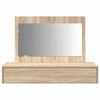 vidaXL Tavolo da Trucco Marrone 100 x 40 x 70 cm Legno multistrato
