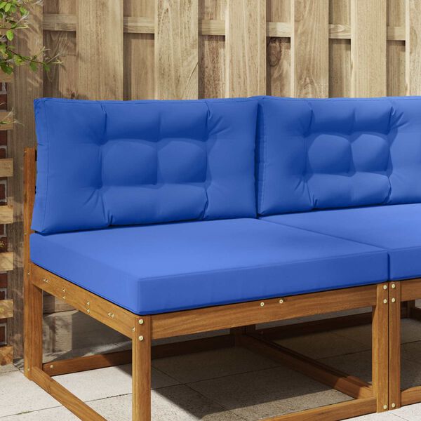 vidaXL Cuscino per divano da esterno 2 pcs Turchese Poliestere