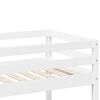 vidaXL Letto a Castello Bianco 75x190 cm in Legno Massello di Pino