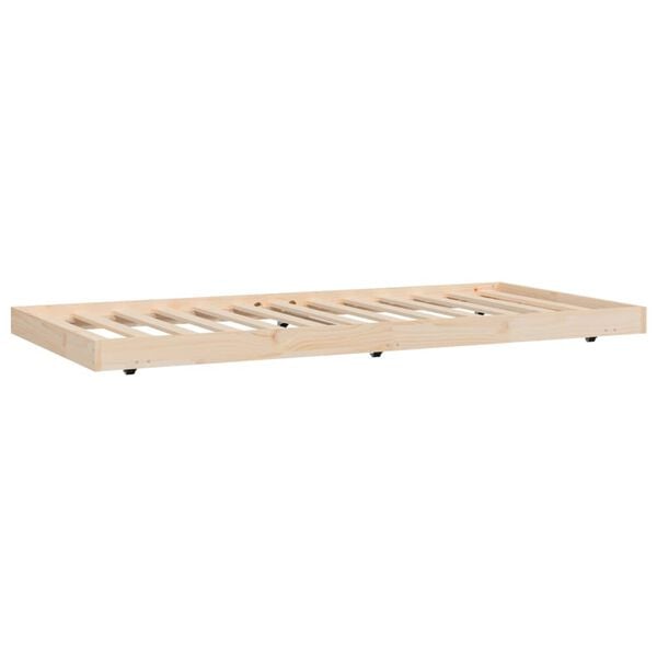 vidaXL Letto senza Materasso 90x190 cm in Legno Massello di Pino
